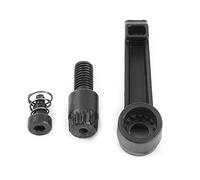 Socobeta Palanca de Sujeción Ajustable M8 de 16-60 Mm para de Bloqueo de Maquinaria, Herramienta para Construcción de Máquinas y Fabricación de Herramientas, Aleación Negra, 1 Pieza (M8*16)