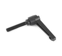 Socobeta Palanca de Sujeción Ajustable M8 de 16-60 Mm para de Bloqueo de Maquinaria, Herramienta para Construcción de Máquinas y Fabricación de Herramientas, Aleación Negra, 1 Pieza (M8*60)