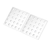 Socobeta Panel de Malla de Placa de Rejilla de Aluminio Preciso, Orificio de 5 X 5 para Piezas Industriales, Paneles de Rejilla Duraderos y Livianos de 2 Piezas para Proyectos de Bricolaje