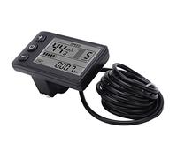 Socobeta Panel de Pantalla LCD S866 para Bicicletas y Scooters Eléctricos, Medidor de Control de Enchufe SM Impermeable 24V 36V 48V