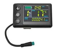 Socobeta Pantalla LCD para Bicicleta Eléctrica ABS Panel de Control de Pantalla a Color LCD S866 Resistente Al Agua para Modificación de Litio