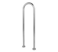 Socobeta Pasamanos de Seguridad para Bañera de Hidromasaje en Forma de U, Barra de Agarre Anticaída de Acero Inoxidable 304 para Muelle de Piscina, 119,7x36x9cm