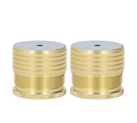 Socobeta Pata Ajustable de Aleación de Aluminio para Muebles, Resistente, para Cama, sofá, Mesa, Soporte Resistente, Capacidad de 1102 Libras, 2 Piezas para Dormitorio, Sala de Estar, Oficina (Oro