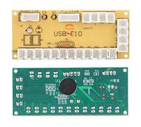 Socobeta PCE Universal USB-F10 Juego Joystick Placa de circuito Controlador Conjunto de placa de control con cable USB Cable de botón