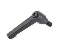 Socobeta Perilla de Rosca Macho M8 de 16-60mm, de Abrazadera Resistente, de Trinquete para Ingeniería de Plantas, Recubrimiento en Polvo de Aleación, 1 Pieza (M8*25)