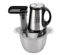 Socobeta Picadora Eléctrica de Verduras de Acero Inoxidable, Potente Procesador de Alimentos de 300W para Preparación de Comidas, 3L (Enchufe europeo 220V)