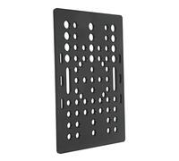 Socobeta Placa de Pórtico Guía Universal Anodizada Negra de Alta Resistencia para Fresadora para Torno CNC Aluminio Negro (Junta)