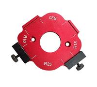 Socobeta Plantilla de Enrutador Radius Jig, Herramienta Multifuncional de Alta Precisión para Carpintería, Proyectos de Bricolaje, Aleación de Aluminio