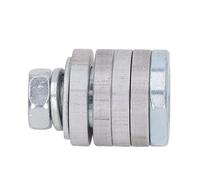 Socobeta Potente Adaptador de Máquina Ranuradora, Estructura Estable, Amoladora Angular, Cabezal de Conversión para Pared, Ladrillo, Azulejos, Aleación de Aluminio Plateado, 1 Juego de Accesorios