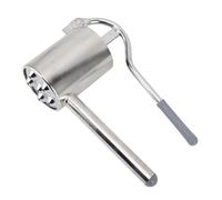 Socobeta Prensa de Fideos de Acero Inoxidable Multifuncional para Hacer Pasta Manual Compacta para Cocina y Camping (5mm)