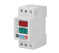 Socobeta Protector de Sobretensión Ajustable AC220V 63A Dispositivo de Protección para Aparatos Eléctricos Material de PC Retardante de Llama