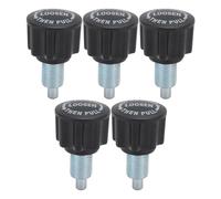 Socobeta Pull Botón de Resorte, Larga Compatibilidad Botón de Instalación Fácil de Instalación de Extracción 5 PPCS Iron y Plastic para Equipos de Acondicionamiento Físico