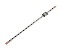Socobeta Rails de Control Lineal, Propiedades Físicas Estables Lwl7b Rieles Deslizantes en Miniatura Agujeros Reservados Capa Anti -corrosión para de Movimiento Lineal (300 mm)