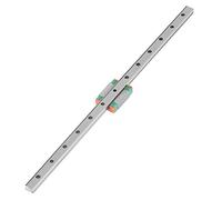 Socobeta Rails de Control Lineal, Propiedades Físicas Estables Lwl7b Rieles Deslizantes en Miniatura Agujeros Reservados Capa Anti -corrosión para de Movimiento Lineal (200 mm)