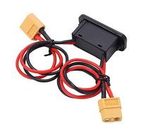 Socobeta RC Car Interruptor DE Off, Cable DE Silicona Fuerte Compatibilidad Estable Cable DE 18AWG RC en el Interruptor DE Apagado con Enchufe XT60 para Modelos DE Barco