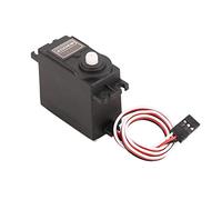 Socobeta RC Servo Motor de Plástico Estándar Estable para Carreras de Coches RC para Futaba Hpi 4,8 V-6,0 V