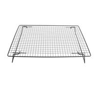 Socobeta Rejilla de Enfriamiento de Hierro Duradera para Pan, Galletas, Pasteles, Red de Enfriamiento para Postres, Panadería, Resistente, Fácil de Limpiar para Barra de Café, 43 X 28 X 7 Cm, 1