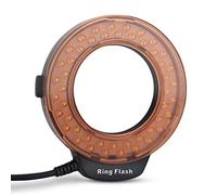 Socobeta Ring Flash Fácil Instalación Especialmente Diseñado 7 Modos de Brillo Luz de Llenado Perfecto para Amantes de la Fotografía