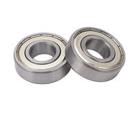 Socobeta Rodamiento Rígido de Bolas Sellado de Goma Doble para Motocicletas, Resistente a Altas Temperaturas, Paquete de 2 Piezas