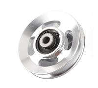 Socobeta Rueda de Polea de Gimnasio de Aleación de Aluminio para Equipo de Entrenamiento de Fuerza, Pieza de Repuesto con Diseño de Baja Fricción (Diámetro 90mm)