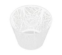 Socobeta Sombra de la Lámpara de Mesa, Escala de Lámpara de Hierro Forjado y Maravillosa Sombra Fuerte Transmisión de Luz de Luz de (Blanco)