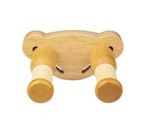 Socobeta Soporte de Gancho para Colgar en la Pared de Guitarra de Madera Segura, Soporte para Ukelele Clásico Acústico Eléctrico, Mandolina, Violín, Ancho Ajustable de 2,6"