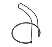 Socobeta Soporte para Carrete Giratorio, Base Redonda Desmontable Ligera, Soporte para Equipo de Pesca para Carretes Giratorios de Acero Inoxidable (Negro)