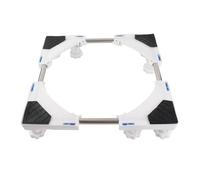 Socobeta Soporte para Lavadora de Alta Resistencia, Base Universal Ajustable para Refrigerador y Lavadora, 4 Pies y 8 Pies Opcional (Altura del cojín de 8 tipo D)