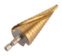 Socobeta Taladro Escalonado de Púas, Herramienta para Cortar Agujeros, Perforación Precisa para Perforar Paneles de Plástico, Taladro Manual (4 mm ~ 32 mm)