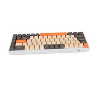 Socobeta Teclado con Cable de 68 Teclas con Interruptor Rojo Retroiluminación RGB Diseño Ergonómico para Uso en Casa, Oficina y Juegos Conexión Tipo C