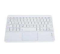 Socobeta Teclado Portátil Inalámbrico Bluetooth Panel Táctil Ultra Delgado Teclado Tijeras Pies Diseño