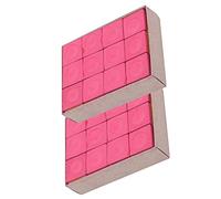 Socobeta Tiza con Punta para Taco de Billar, 24 Uds., Accesorio Seco, Tizas en Barra para Canchas de Billar de Grado Medio y Alto, Rojo/ (#2)