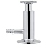 Socobeta Válvula de Muestreo de Acero Inoxidable, Duradera, Resistente, de Instalación Rápida para Cosméticos Lácteos SUS304 1 Pieza