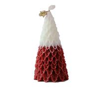 Socobeta Vela sin Llama Perfumada de árbol de Navidad, Aromaterapia Decorativa, Accesorio de Fotografía Cálido para Sala de Estar (Tipo 1)