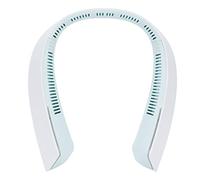 Socobeta Ventilador de Cuello Portátil Manos Libres con Dos Motores sin Escobillas, 3 Velocidades, 6 Horas de Autonomía, Ideal para Viajes, Deportes, Actividades Al Aire Libre y l (Verde)