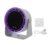 Socobeta Ventilador de Escritorio Montado en la Pared, Circulador de Aire de Mesa, Ventilador Turbo Portátil con Pantalla Digital de 100 Niveles de Velocidad para Viajes en Casa y (Negra)
