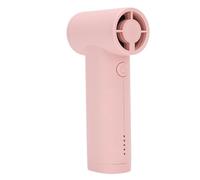 Socobeta Ventilador de Mano Potente Ventilador de Refrigeración de 5 Niveles de Velocidad para Viajes Al Aire Libre 5000mAh (Rosa)