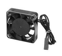 Socobeta Ventilador de Refrigeración de Motor de Coche RC, Alto Rendimiento, 15000RPM, para AXIAL HSP HPI, Plástico de Aluminio Ligero de 40x40mm (Plata)