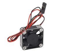 Socobeta Ventilador de Refrigeración de Motor de Coche RC, Disipador Térmico de Plástico de Aluminio Eficiente, 23000RPM para AXIAL HSP HPI (Plata)