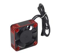 Socobeta Ventilador de Refrigeración de Motor de Coche RC, Disipador Térmico de Plástico de Aluminio Eficiente, 23000RPM para AXIAL HSP HPI (Rojo)