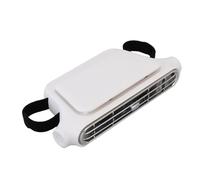 Socobeta Ventilador de Refrigeración Portátil sin Aspas para Respaldo de Asiento Montado en Automóvil con 3 Configuraciones de Velocidad para Mayor Comodidad en Vehículos 6.9x3.0x1.3in (Blanca)