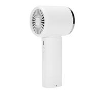 Socobeta Ventilador Portátil de Mano, Experiencia de Enfriamiento Rápido, Viento de 199 Engranajes para Viajes Al Aire (Blanco)