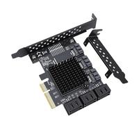 Socobeta Versátil Tarjeta de Expansión PCIE 4X a Serial ATA con 9 Puertos para un Manejo Rápido de Datos y una Integración