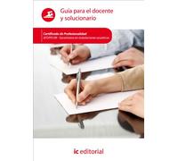 Socorrismo en instalaciones acuáticas. AFDP0109 - Guía para el docente y solucionarios (SIN COLECCION)