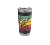 Socorro Doing Socorro Things Funny Nombre personalizado Vaso térmico de acero inoxidable de doble pared