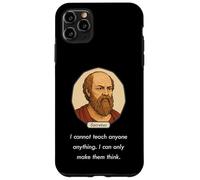 Sócrates Dijo No Puedo enseñar Solo Hacer Pensar a la Gente (Oscuro) Carcasa para iPhone 11 Pro MAX