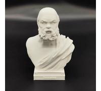 Sócrates - Figura de busto de filósofo griego antiguo con impresión 3D, estatuas de 10 cm, decoración griega aplicable para el hogar, mesa de escritorio de oficina (Sócrates)