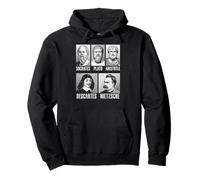 Sócrates Platón Aristóteles Descartes Nietzsche Filosofía Sudadera con Capucha