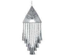 Socueny Tapiz bohemio de macramé, nativo, bohemio, tejido bohemio, adorno para el hogar, condenado a