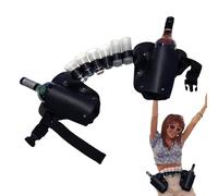 Soda Belt Holder - Adjustable Waist Strap Beer Belt | Thickening Beer Belts | Bottle Can Holder Drink Belts Pocket for Parties Camping Barbeque, Outdoor Beverage Storage Waist Bag